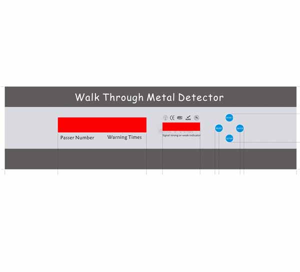 802防水型通過式金屬探測(cè)門